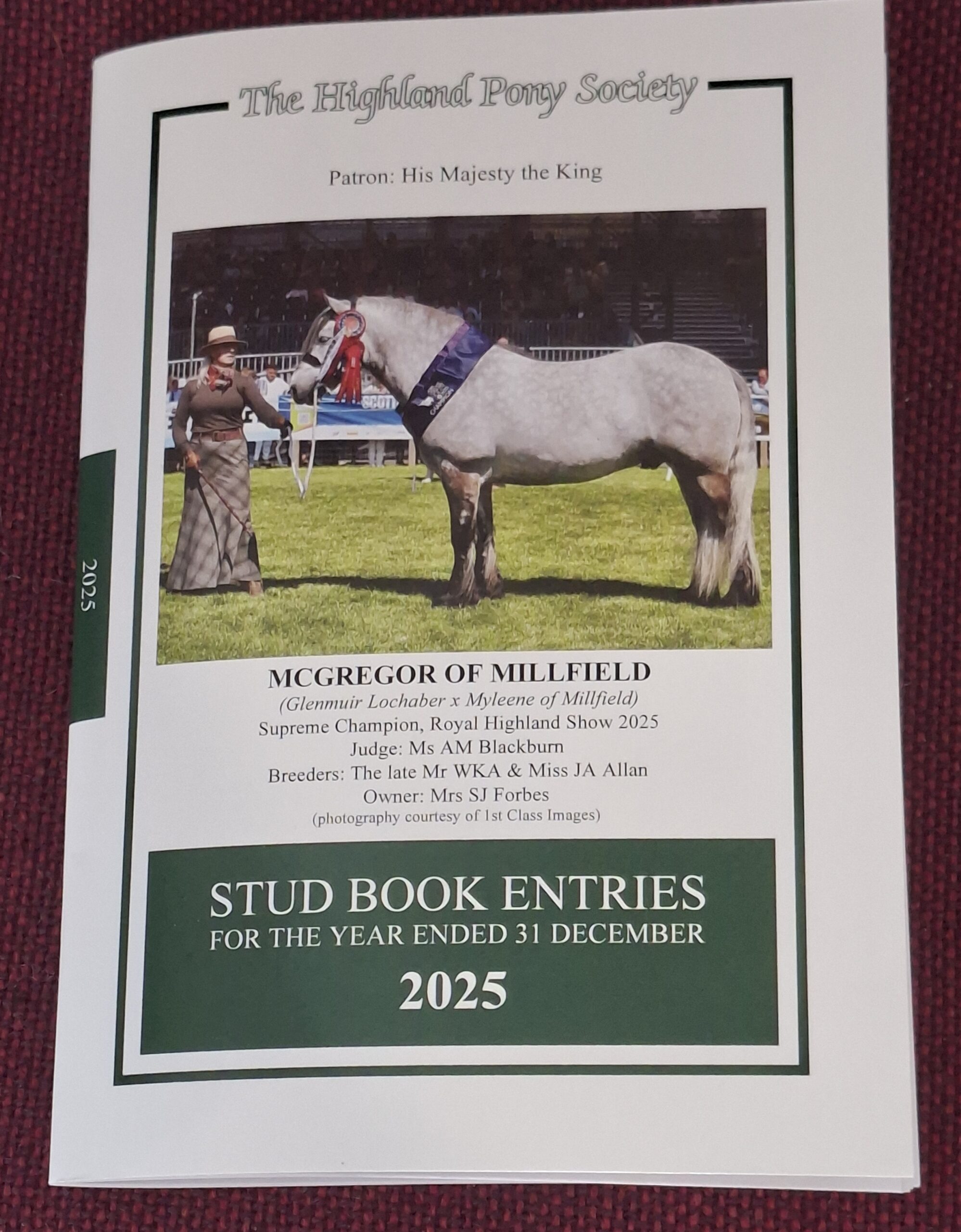 2025 Stud Book